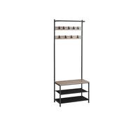 Perchero Zapatero con Ganchos 32,2 x 64 x 180 cm