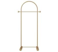 Percheros burro Barra De Ropa Moderna Nórdica Para Dormitorio, Estante De Ropa De Metal Para Colgar Ropa, Organizador De Ropa Que Ahorra Espacio Con 2 Ganchos. Perchero De (Size:80X33X170CM,Color:Oro)