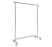 Percheros burro Perchero De Una Sola Varilla Con Ruedas, Estante De Ropa Para Colgar Ropa, Barra Para Ropa Resistente Para Dormitorio Y Boutique. Perchero Con Base En Forma De U (Size:80X40X160CM)
