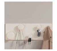 Percheros de pared, Ganchos 5/7/9/11, ganchos for abrigos blancos, gancho moderno for colgar en la pared, gancho de pared de metal resistente for colgar sombreros, toallas, ropa, riel for ganchos(30cm