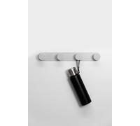 percheros pared beige diseño moderno - percha pared minimalista sin tornillos vistos colgador pared con 4 ganchos antideslizantes 3 Opciones de Montaje adhesivo sin taladrar o tornillos (Beige)