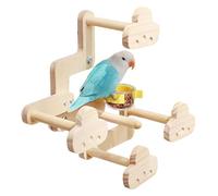 Perches Bird, Perch with Food Bowl, loro Cage Accessories, Hanging Swing Toy, Resting, for Lovebirds, Trip, Travel, Play, Home, Interior, Outdoor, Ejercise More