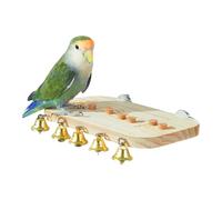 PERCHES DE AVIEDAD Files, Conjunto de Perchas de pájaros Planos, Superficie de Madera Que no es Deslizamiento, Accesorio de Jaula de Montaje fácil, Lugar de Descanso para Aves pequeñas, Elementos