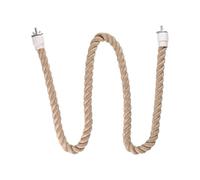 Perches de cuerda, cuerda oscilante, 23,62 x 0,39 x 0,39 pulgadas, soporte de escalada flexible, material de algodón resistente, instalación fácil para cockatiels, tortolitos, parakeets, deslizadores