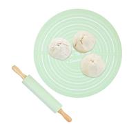 PERCHIO ROLLING E MATURA CHE - PINNI ROLLING SILICONE NON | Rush di pasta professionale con manico in legno per pasticceria fondant per gadget da cucina