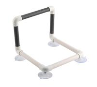 Perchoir Portable pour oiseaux Avec ventouses, Support pour Perroquet à Placer Sur la fenêtre, la Douche ou la baignoire, jouet de perchoir en Plastique Durable Avec Quatre
