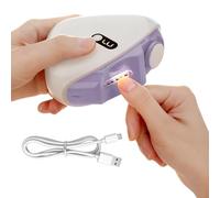 Perchoir pour Perruche Calopsitte | Con luz LED y contención de residuos | Recortador y abrillantador de uñas automático | Para niños, adultos, ancianos y delicadas