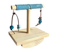 Perchoirs Naturels À Oiseaux | Stand D'entraînement En Bois De Perruche,Jouets D'enrichissement Pour Calopsitte | Pour Propriétaires D'Animaux Amoureux Des Oiseaux Conure Perruches Volière Salon Chamb