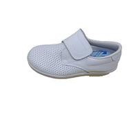 Percla Zapatos/Sanitarios Farma/Empeine Piel/Suela sintética/Plantilla Antimicrobiana/Color Blanco/Talla 38