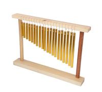 Percusión de viento Campanas de viento 20 tonos Mesa Instrumento percusión una sola fila martillo musicales