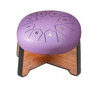 Percusiones Instrumento Bane Drum Pan Tambre de tambor Ratch Rack Soporte de tambor de tambor de madera Handpan-Drum Supting, soporte de pantalla a mano para tambor de lengua profesional