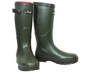 Percussion - Botas de neopreno para caza, caza, tiro, pesca, caminar, UK8-11, unisex adultos, PER-1733-42, verde, 8 UK