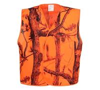 Percussion - Chaleco Batida niño, camu/Fluo, Visible. Talla 8-10 años