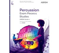 Percussion Exam Pieces & Studies, ABRSM Grade 4: Selected from the syllabus from 2020 (ABRSM Exam Pieces)