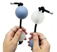 Percussion Instrument - Traditional Asalato Rhythm Shakers, Handmade Beaded Gourd Accessories with Smooth Swing Balance Control Design, Crisp Sound Projection Feature, Ideal for Holiday Birthday Party