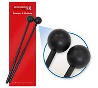Percussion Plus - Baquetas para tambores de hendidura (caucho blando, 2 unidades)