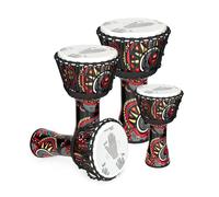 Percussion Plus Carnival Slap Djembe mixto 4 unidades - cuerda afinada