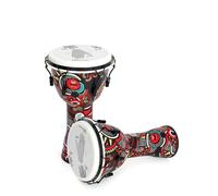 Percussion Plus Carnival Slap Djembe sintonizado mecánicamente, 8 pulgadas