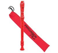 Percussion Plus PP1612 - Flauta de descendiente soprano colorida, color rojo