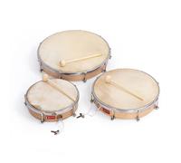 Percussion Plus Tambor de mano ajustable - paquete de 3