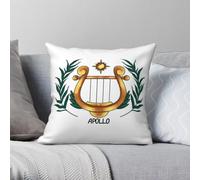 Percy Jackson Apollo Cabin - Funda de almohada cuadrada de poliéster y lino, terciopelo, con cremallera, decorativa, funda de almohada para cama