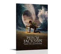 Percy Jackson & The Olympians- Lienzo de pintura al óleo impermeable y resistente a las manchas, adecuado para cualquier estilo decorativo de dormitorio, sala de estar, oficina, estilo marco, 50 x 75