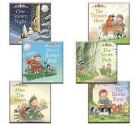 Percy the Park Keeper 6 Books Collection Set by Nick Butterworth (One Snowy Night, After The Storm, Rescue Party, Secret Path, Treasure Hunt & Percy's Bumpy Ride)