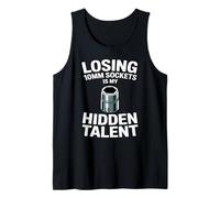 Perder enchufes de 10MM es mi Talento Oculto Car Guy Car Mechanic Camiseta sin Mangas