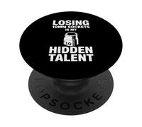 Perder enchufes de 10MM es mi Talento Oculto Car Guy Car Mechanic PopSockets PopGrip Adhesivo