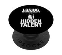 Perder enchufes de 10MM es mi Talento Oculto Car Guy Car Mechanic PopSockets PopGrip Adhesivo