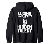 Perder enchufes de 10MM es mi Talento Oculto Car Guy Car Mechanic Sudadera con Capucha
