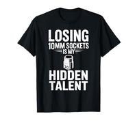Perder enchufes de 10MM es mi Talento Oculto mecánico Coche Chico Camiseta