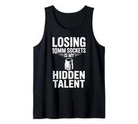 Perder enchufes de 10MM es mi Talento Oculto mecánico Coche Chico Camiseta sin Mangas