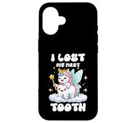 Perdí mis primeros dientes de leche dentista unicornio de hadas Carcasa para iPhone 16