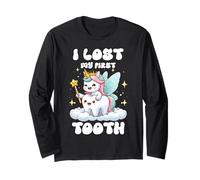 Perdí mis primeros dientes de leche dentista unicornio de hadas Manga Larga