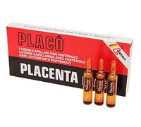 Pérdida de cabello Placenta Placo para el tratamiento intensivo del cabello [12 viales 0.5 oz]