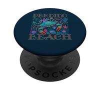 PERDIDO BEACH ALABAMA BLUE CRAB VERANO BEACH VACACIONES REGALOS PopSockets PopGrip Adhesivo
