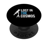 Perdido en el Cosmos Entusiasta de la astronomía PopSockets PopGrip Adhesivo