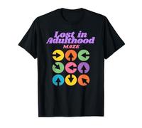 Pérdido en el Laberinto de la Vida Adulta Humor Camiseta