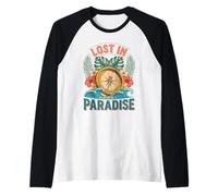 PERDIDO EN EL PARAÍSO Hawaii Camiseta Manga Raglan