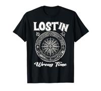 PERDIDO EN EL Tiempo INCORRECTO Viajes Historia Ciencia ficción Nostalgia Camiseta