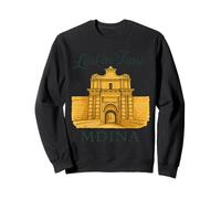 Perdido en el Tiempo Mdina Gate Ciudad Antigua Malta Monumento histórico Sudadera