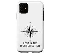 Perdido en la dirección correcta Brújula Wanderlust Carcasa para iPhone 11