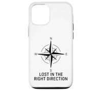 Perdido en la dirección correcta Brújula Wanderlust Carcasa para iPhone 12/12 Pro