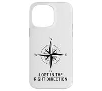 Perdido en la dirección correcta Brújula Wanderlust Carcasa para iPhone 14 Pro Max