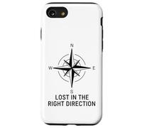 Perdido en la dirección correcta Brújula Wanderlust Carcasa para iPhone SE (2020) / 7 / 8