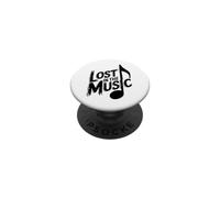 Perdido en la música Amante de la música Divertido PopSockets PopGrip Adhesivo