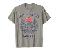 Perdido en la Naturaleza Vacaciones Viajes Santa Fe Camiseta