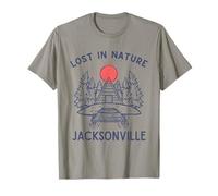 Perdido en la Naturaleza Viajes de Vacaciones Jacksonville Camiseta