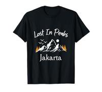 Perdido en los Picos Viajes de Vacaciones Yakarta Indonesia Camiseta